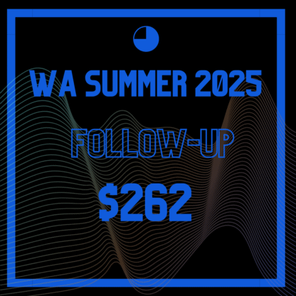 Deposit Follow-up + tax - Tacoma Adult Strings Camp 2025 Summer