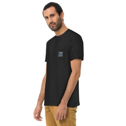 Unisex Chest Pocket T-shirt + tax - Image 3